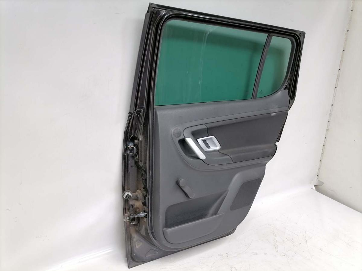 Skoda Fabia 2 5J original Tür hinten rechts 9910 schwarz manueller Fensterheber Bj.2008